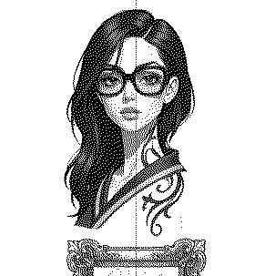 Stencil halftone